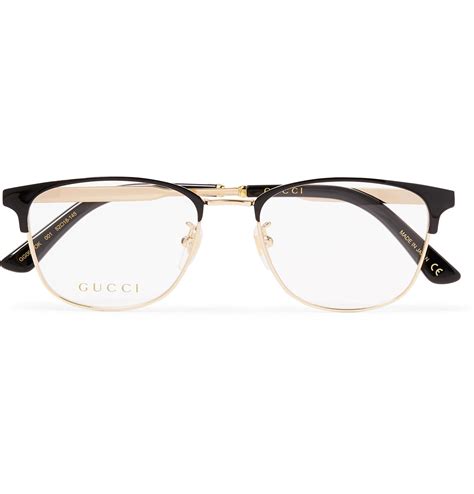 gucci mens frames 2017|gucci gold frame glasses men's.